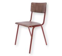 Zero chaise Jan Kurtz noyer/rouge rubis - 4021224993882