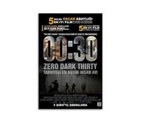 Zero Dark Thirty Out Classic Movie - Poster décoratif sur toile - Art mural pour salon, chambre à coucher, art mural - Impression d'image moderne - Décoration de chambre familiale - 20 x 30 cm