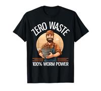 Zéro déchet, 100% Worm Power Funny Worm Farming T-Shirt