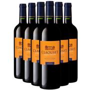 Zéro Degré By Claouset - Rouge - Vignobles Siozard - Sans Alcool - Vin Rouge du Languedoc - Roussillon (6x75cl) Sans Alcool