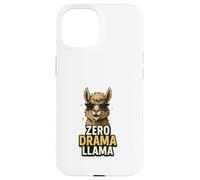 Zero Drama Lama Style rétro Coque pour iPhone 15