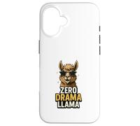 Zero Drama Lama Style rétro Coque pour iPhone 16