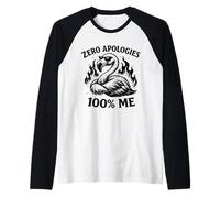 Zero Excuses 100 Me Confident Flamingo Manche Raglan