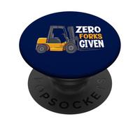 Zero Forks reçoit Un opérateur de Chariot élévateur d'entrepôt Amusant PopSockets PopGrip Adhésif