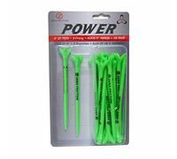 Zero Friction Power Zft Maxx Lot de 18 Tees de Golf à 3 Griffes 10,2 cm Unisexe, Citron Vert, Taille Unique