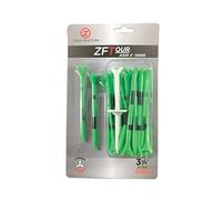 Zero Friction ZT15001 Lot de 30 tees de golf unisexes à 3 griffes, taille 8,9 cm, vert citron, taille unique, taille unique