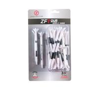 Zero Friction ZT15003 Lot de 30 Tees de Golf Unisexes à 3 Griffes Taille Unique Blanc Taille Unique 8,9 cm
