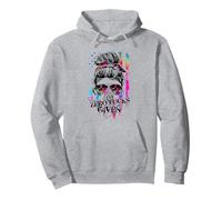 Zero Fucks Given Crâne Femme Drapeau Squelette Arc-en-ciel Sweat à Capuche