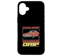 Zero Grip Maximum Drift Drifting Véhicule A Drag Racer Drifter Coque pour iPhone 16 Plus