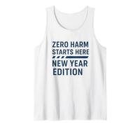 Zero Harm Commence Ici - Édition Nouvel an | Sensibilisation à la sécurité Débardeur