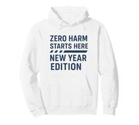 Zero Harm Commence Ici - Édition Nouvel an | Sensibilisation à la sécurité Sweat à Capuche