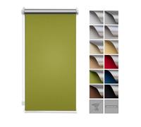 Zero Home - Store Thermique à Enroulement sans Percage, Réflexion Maximale de Lumière, Economie d'énergie, Fabriqué dans L'ue, Occultant 30x220 cm Vert