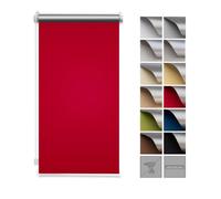 Zero Home - Store Thermique à Enroulement sans Percage, Réflexion Maximale de Lumière, Economie d'énergie, Fabriqué dans L'ue, Occultant 70x150 cm Rouge