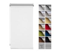 Zero Home - Store Thermique à Enroulement sans Percage, Réflexion Maximale de Lumière, Economie d'énergie, Fabriqué dans L'ue, Occultant 125x220 cm Blanc