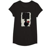 Zero Honks Given Serious Goose Sassy Attitude Humour T-Shirt, Fille, Noir, XS