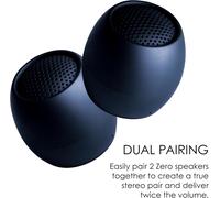 Zero Ocean Mini Enceinte Bluetooth - Mini Haut Parleur Portable Avec Micro Et Double Option D'Appairage, Ipx6 Étanche Et 5H De Lecture, Petit Enceintes Pour Voyage Et Douche, Bleu