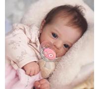 Zero Pam Bebe Reborn Fille,48cm,Poupee Silicone,Bébé Réborn Réaliste,Poupées Réalistes, Muñecas Realistas Con Torsos De Tela Suave, Sorprendentemente Realistas en Su Reconstrucción Realista