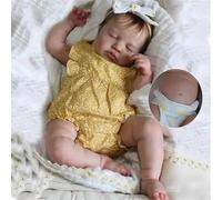 Zero Pam Bébé Reborn Fille,50 CM-Bébé Reborn Réaliste,Poupee Silicone,Convient Aux Petites Filles Apparence Réaliste Construction Entièrement en Silicone,avec Tous Les Accessoires