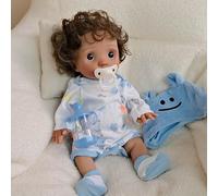 Zero Pam Bébé Reborn Réaliste Silicone Plein Corps Étranger 40 CM Poupon Qui Ressemble À Un Vrai Bébé Reborn Nouveau Né Bébés Renaissances Posables Cheveux Enracinés À La Main