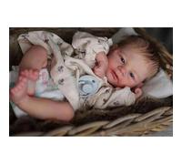 Zero Pam Poupée Reborn en silicone, 45,7 cm, poupée en silicone pour bébé réaliste, bébé garçon réaliste qui ressemble à de vraies nouveaux-nés pour filles, bébés reborn de la vie réelle