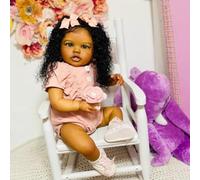 Zero Pam Poupee Reborn Fille Realiste 60CM, Grande Taille Bébé Reborn Fille Réaliste, Bebe Réaliste Qui Ressemble À Un Vrai Bébé, Bebe Reborns Toddler Tissu Doux Corps pour 3 Enfants
