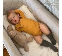 Zero Pam Poupée Reborn Garçon, 50 CM Bébé Reborn Garcon,Poupee Silicone,Implants Capillaires Réalistes, Poupées en Silicone Grandeur Nature, avec Accessoires