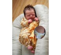 Zero Pam Poupées Bébé Reborn, Poupée Bébé en Silicone, Posable Poupon Qui Ressemble 48 CM, Bébés Réels, Bébé Fille Réaliste Qui Ressemble à De Vraies Poupées Anatomiquement Correctes,avec Accessoires