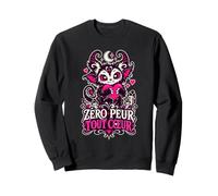 Zero Peur Tout cur - Monstre Mignon et drôle Sweatshirt