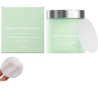 Zero Pore Lot de 70 coussinets de tonification pour le visage à double texture pour exfoliation et élimination des points noirs, nettoyage en profondeur et minimisation des pores, soin doux pour les