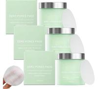 Zero Pore Pads - Deep Cleansing & Pore Minimizing,Korean Beauty Pore Pads, Dual-Textured Facial Toner Pads for Exfoliation,Smooths Skin Texture & Brightens Skin,Clear Skin (3 pcs)