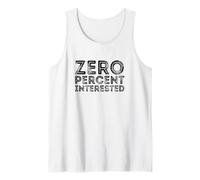 Zéro pour Cent intéressé Débardeur
