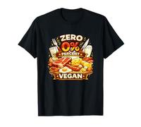 Zéro pourcentage d'humour Carnivore drôle d'amateur de Viande végétalienne T-Shirt