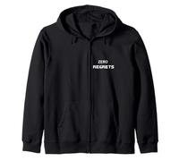 Zero Regrets - Style Assorti Amusant Sweat à Capuche