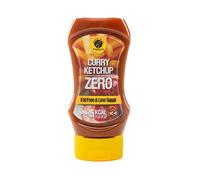 Rabeko Zero Sauce - ketchup au curry, 1 x 350ml sans sucre et peu de matières grasses - produits sains à faible teneur en glucides, réduits en calories, réduits en gras pour salade, frites,