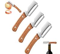 Zero Snag Wooden Peeler, Multifunctional Vegetable Peeler, Zero Snag Wooden Kitchen Tool, Ergonomic Potato & Fruit Slicer, Sharp Blade,Easy Grip Kitchen Tool (3 PCS)