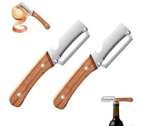 Zero Snag Wooden Peeler, Multifunctional Vegetable Peeler, Zero Snag Wooden Kitchen Tool, Ergonomic Potato & Fruit Slicer, Sharp Blade,Easy Grip Kitchen Tool (2 PCS)