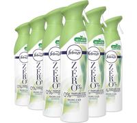 Zero% Spray Désodorisant,Parfum Bambou,Pack De 6 (6x300ml),Kit De Démarrage,Brume D'air & Textile Pour Élimination Et Prévention Des Odeurs,Fromule Sans Gaz
