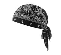 Zero Squeeze Doublure de casque Bandana, élastique pour le cyclisme, la course à pied et la moto, F, Taille unique