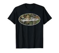 Zero Stars Sarcastic Camo Distressed Classic Graphic T-Shirt