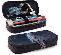 Zero Starting Life Another World Trousse À Crayons En Cuir Avec Fermeture Éclair Grande Capacité Pour Étudiants Et Étudiants