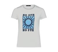 zero T-shirt bleu / bleu marine / blanc, Taille L