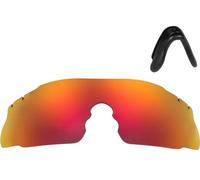 ZERO TECH BASE Lentille de rechange compatible avec ESS Ice Mirror Protection UV avec coussinet de nez réglable, Miroir rouge