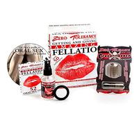 Zéro Tolérance Toys Obtenir et Donner Incroyable Fellation: 1 Vibrating Crossbones Oral Sex Buddy, 1 Set Fellatio Playing Cards, 1 DVD, 1 Cockring, 1 Oral Sex Candy Lube