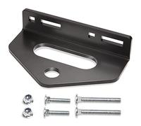 Zero Turn Mower Trailer Tow Hitch, 1/4"(6mm) Thick Heavy Duty Steel Universal Lawn Trailer Hitch 2"-5.1" Hole Center, Versatile Chain Slot Rugged Steel Included Carriage Bolt Hardware