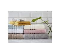 zero twist serviette visage paire ocre