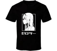 Zero Two Darling in The Franxx Men's T-Shirt Size M