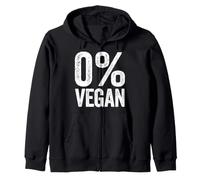 Zéro% Vegan BBQ Carnivore Mangeur de Viande drôle Vintage Sweat à Capuche