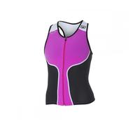 Zerod iTop Femme Rose - Tenues manches courtes et singlet de triathlon femmes L