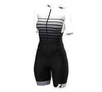 Zerod Racer TTSuit Femme Blanc et noir - Nos tenues trifonctions de triathlon femmes XS