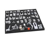 Zerodeko 1 boîte Kit Presseurs Métal Multifonctions pour Machine à Coudre Domestique Accessoires de Remplacement Robustes Guide Ourlet et Couture pour Brother Singer et Autres Modèles